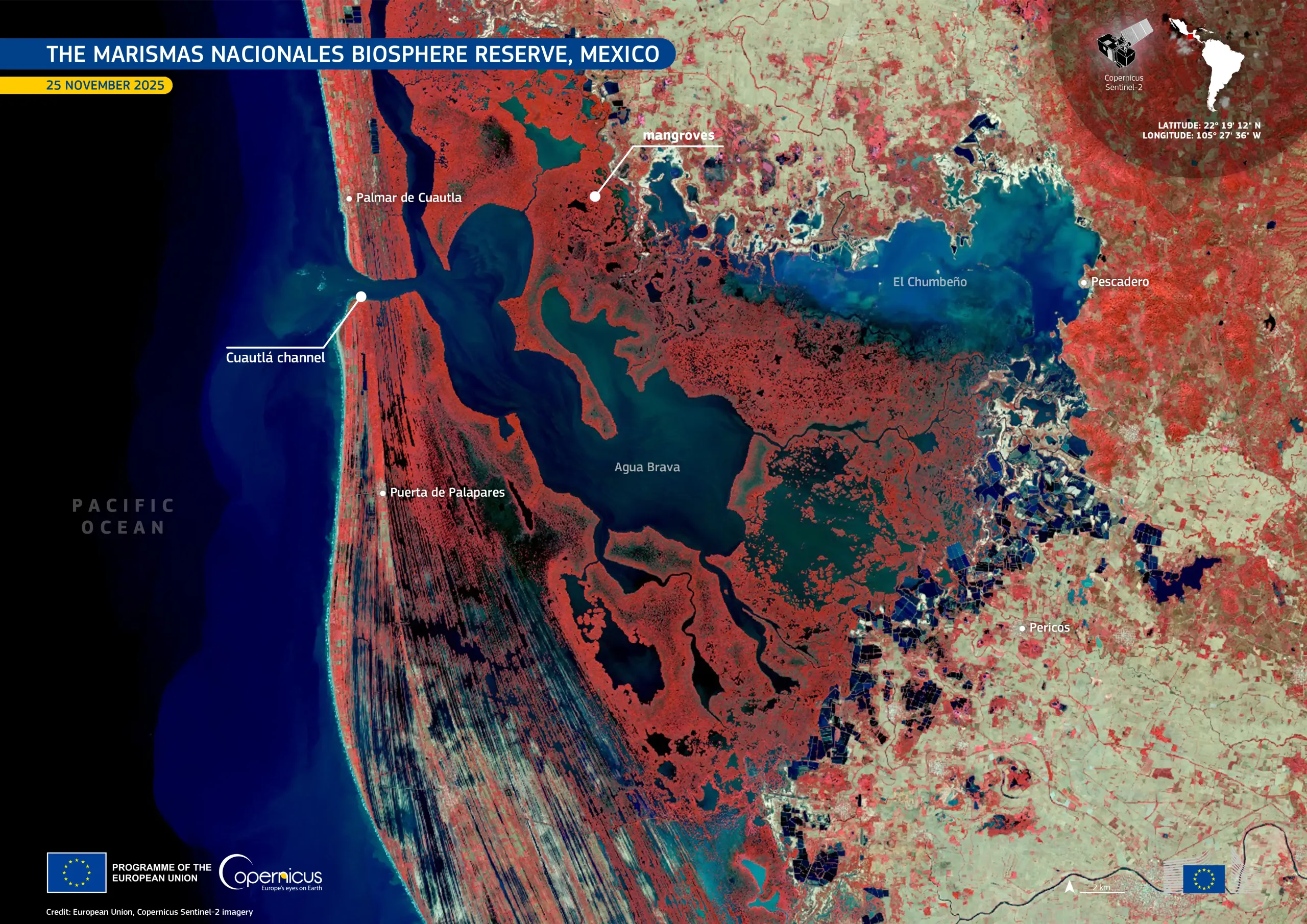 The Marismas Nacionales Biosphere Reserve, Mexico