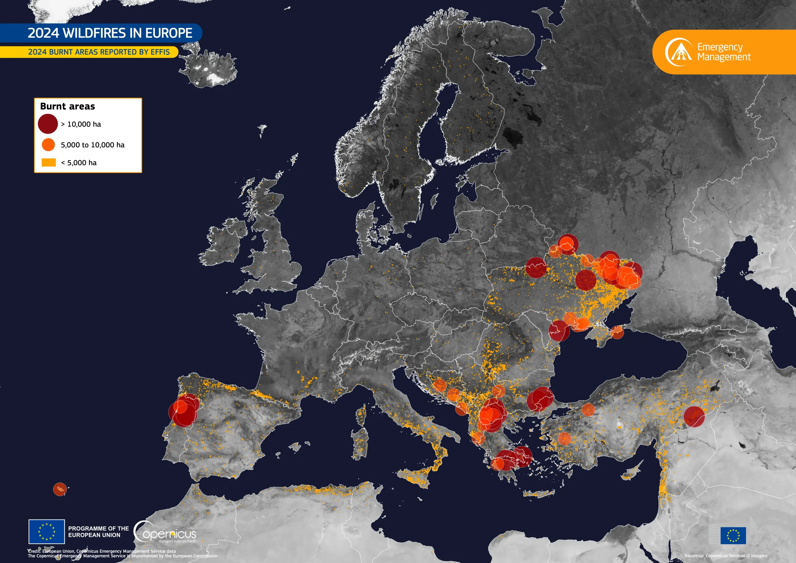 2024 wildfires in Europe