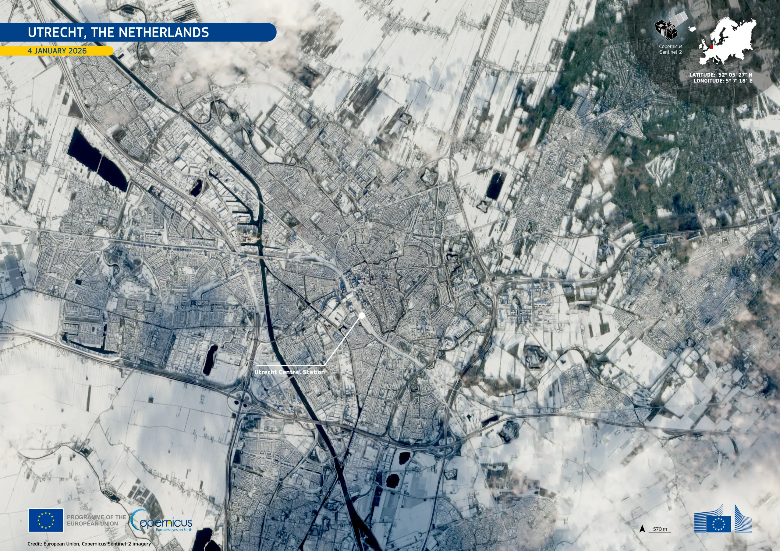 Snowfall leads to disruptions in the Netherlands