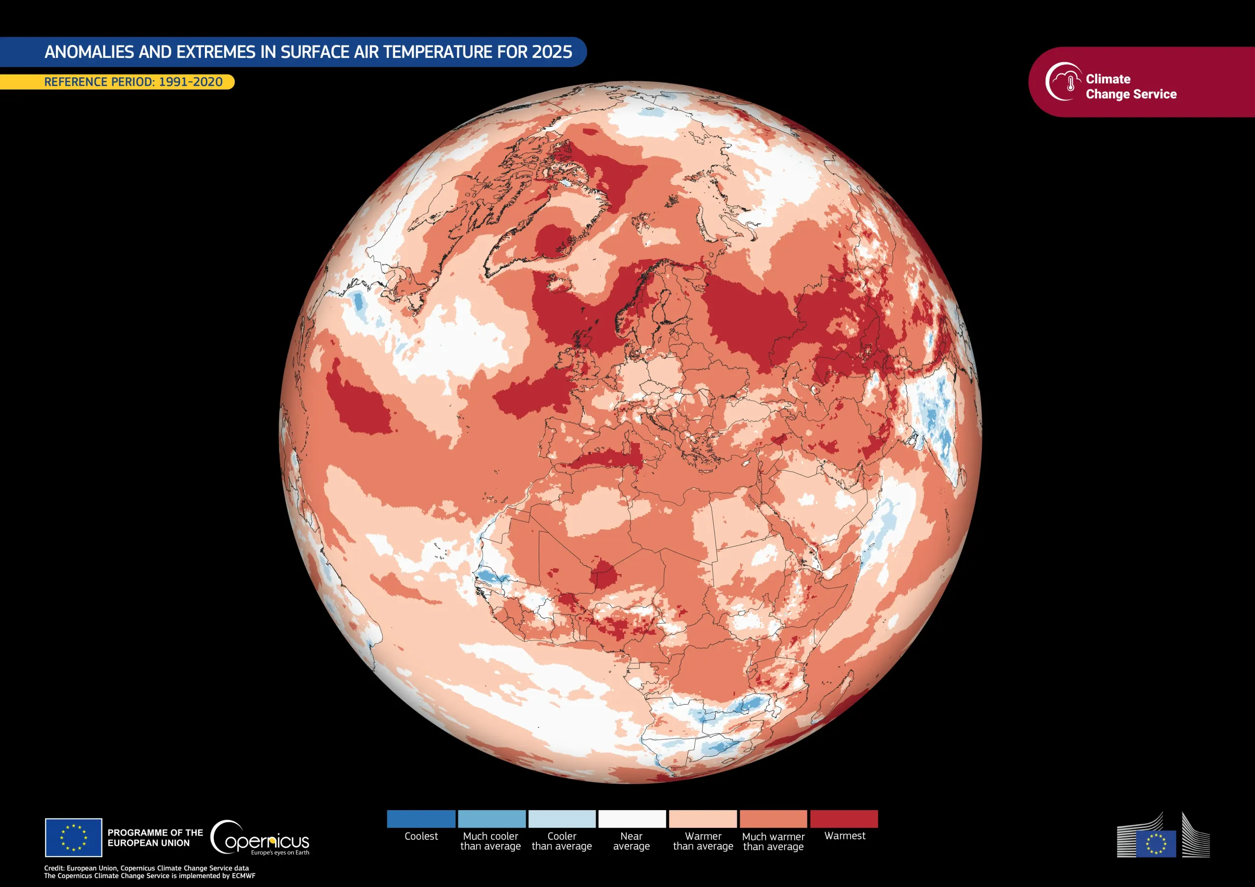 2025 was the third hottest year on record