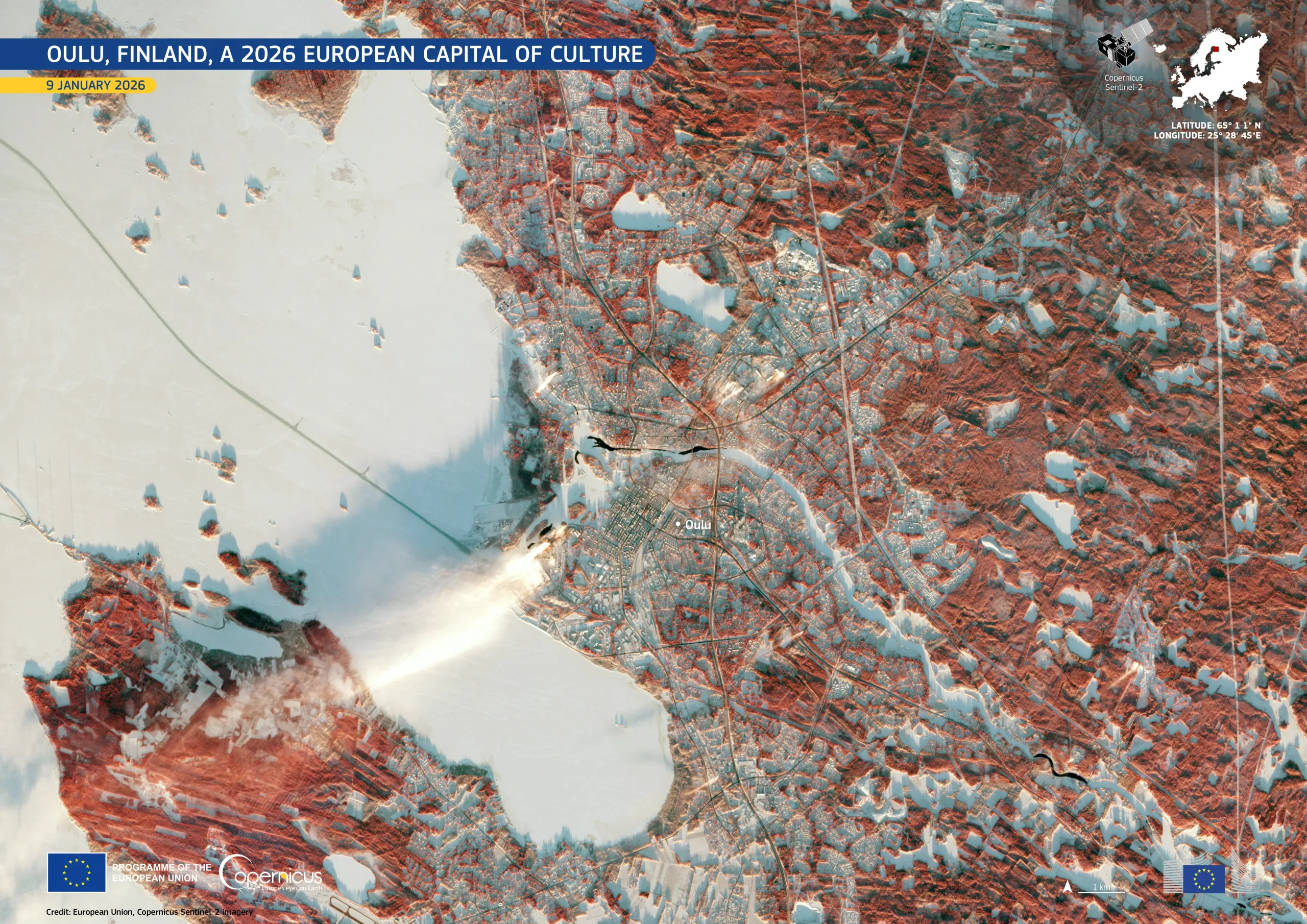 Oulu, Finland, a 2026 European Capital of Culture