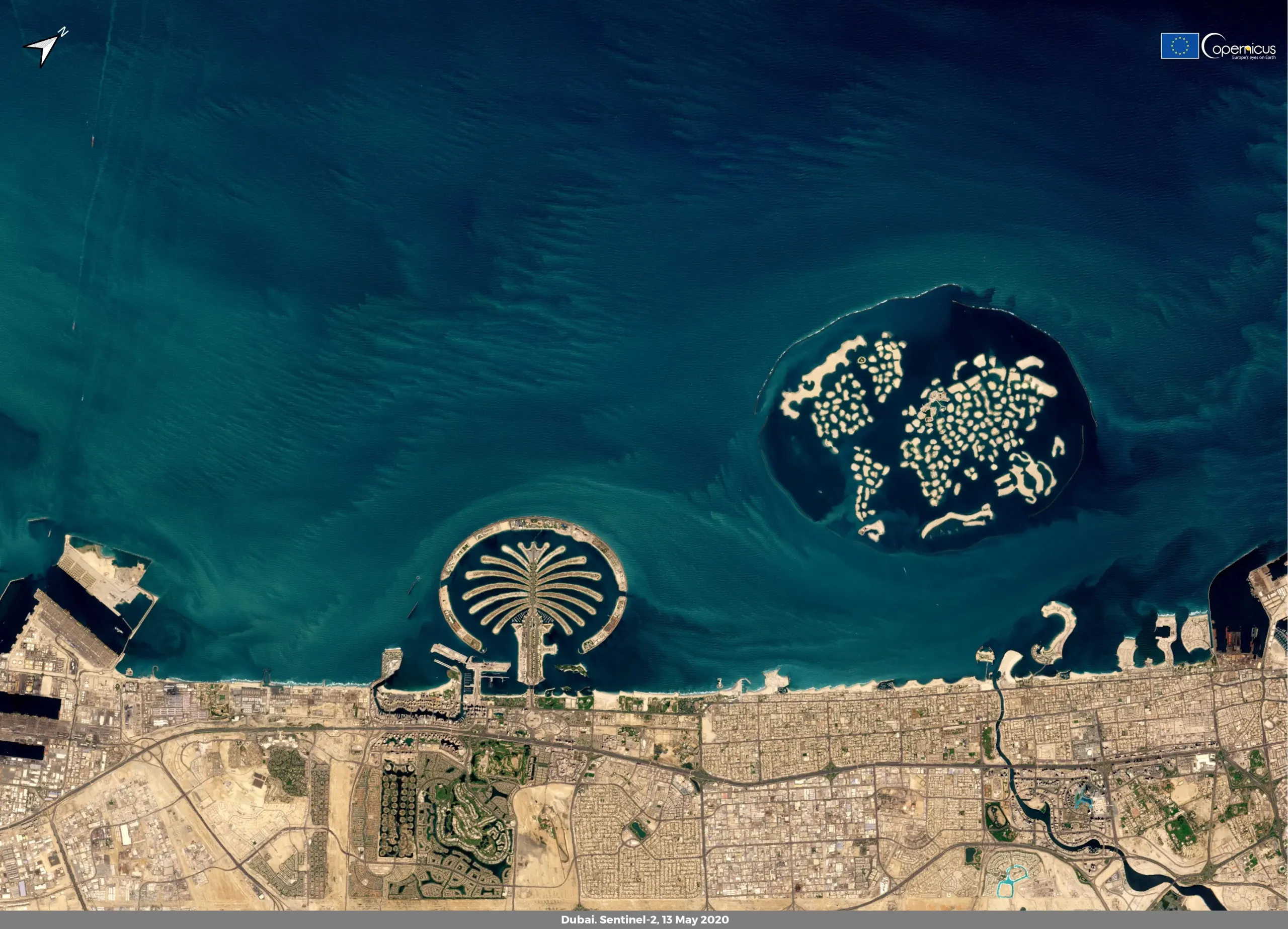Coastline of Dubai