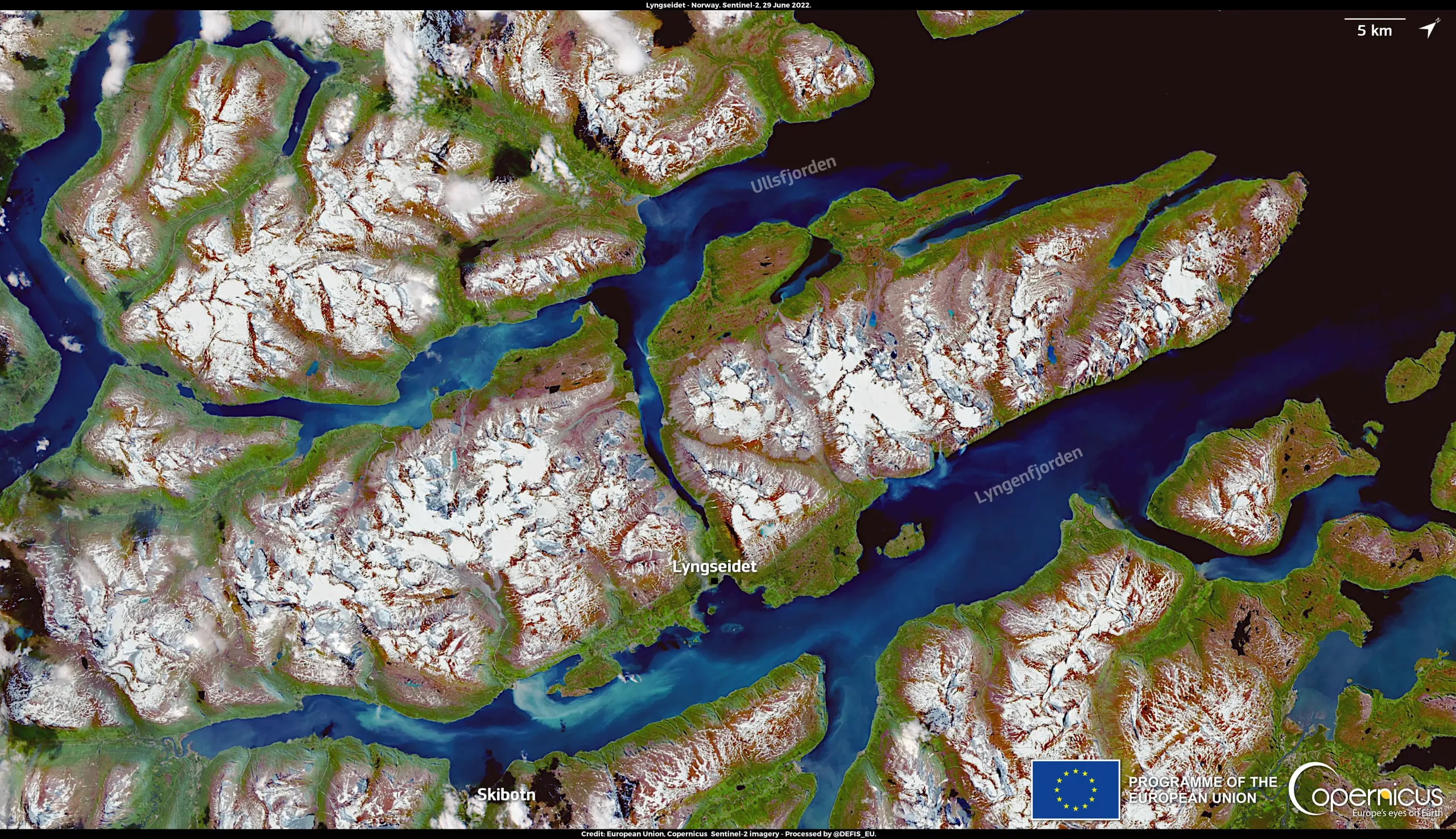 Record-high temperatures in the Arctic Circle 