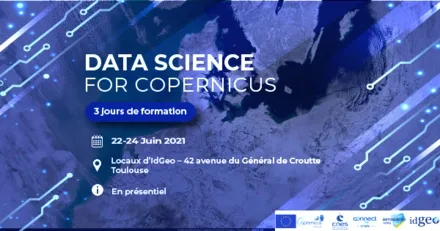 3-Day Training for Professionals on Data Science for Copernicus in French I