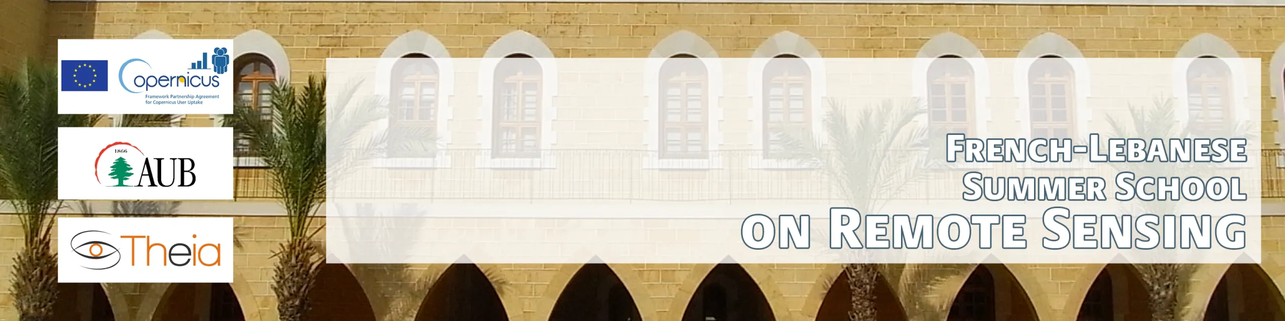 French-Lebanese Summer School on Remote-Sensing