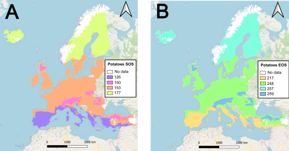 A map of europe with different colors</p>
<p>Description automatically generated